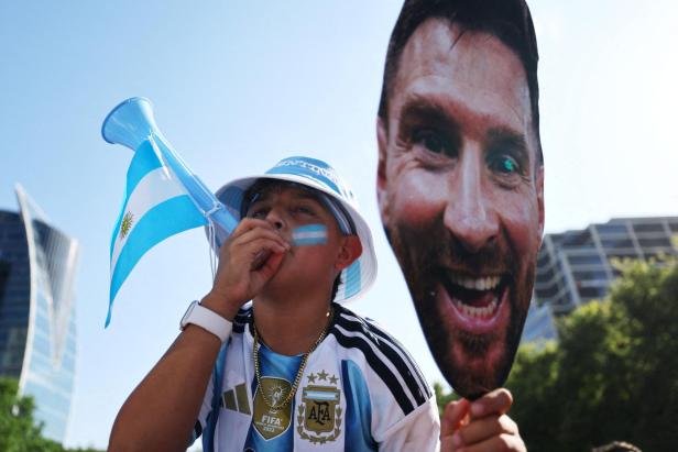 FIFA World Cup 2026 - Argentina fans gather for a traditional banderazo rally