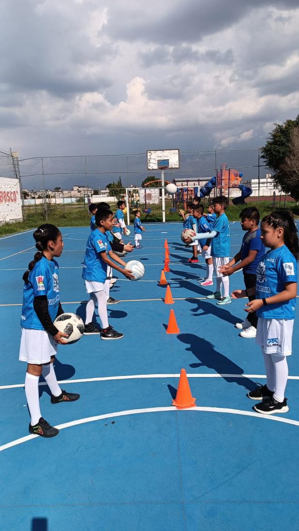 Kindertraining in Chimalhuacan