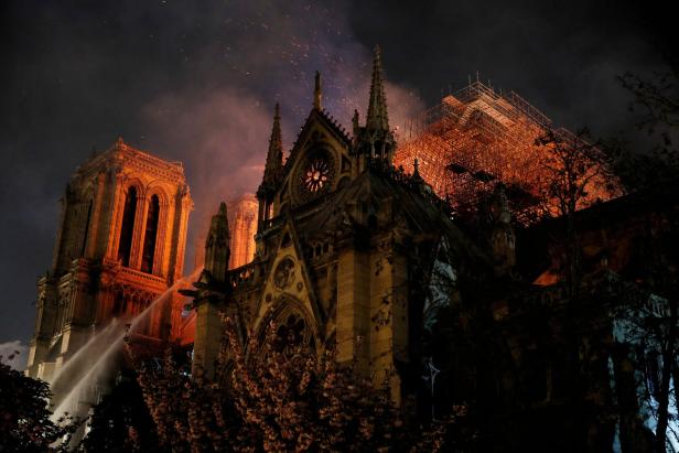 15. April 2019: Die brennende Notre-Dame.
