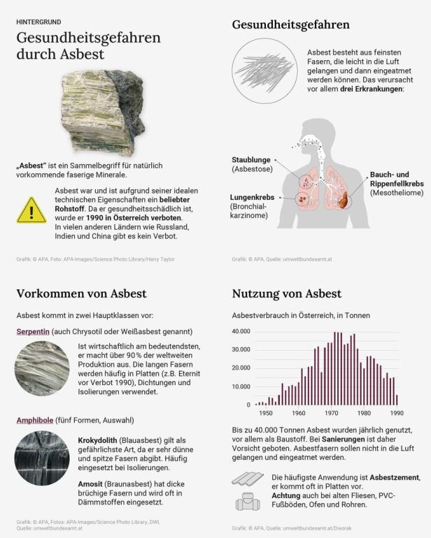 Gesundheitsgefahren durch Asbest ­ 4 SLIDES