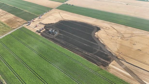 Mähdrescherbrand Lassee
