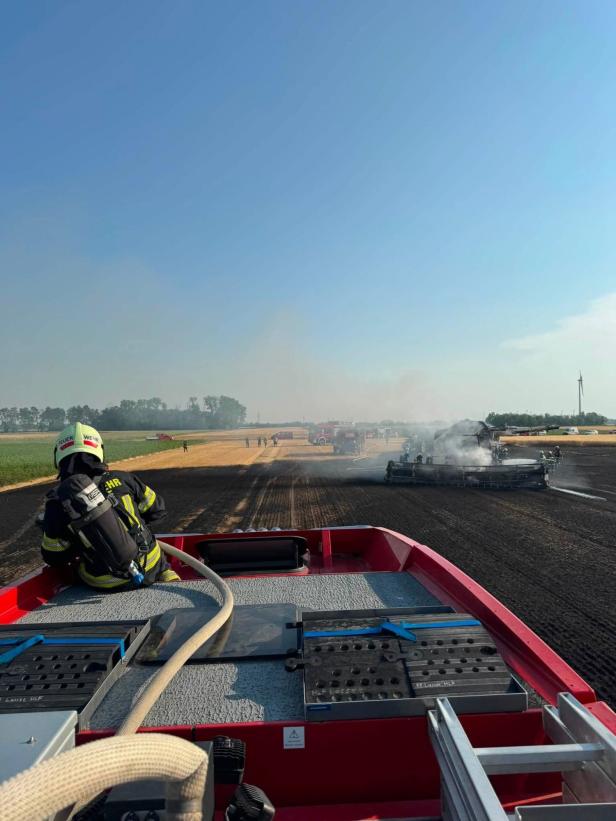 Mähdrescherbrand Lassee