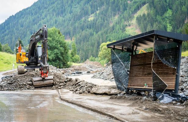 ++ HANDOUT ++ UNWETTER - KURZE ZUFAHRTEN INS HINTERE PITZTAL MÖGLICH