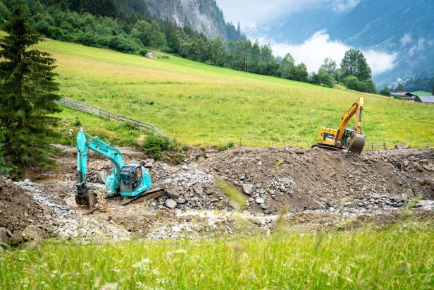 ++ HANDOUT ++ UNWETTER - TIROLER PITZTALSTRASSE WIEDER TEILS UND KURZ OFFEN