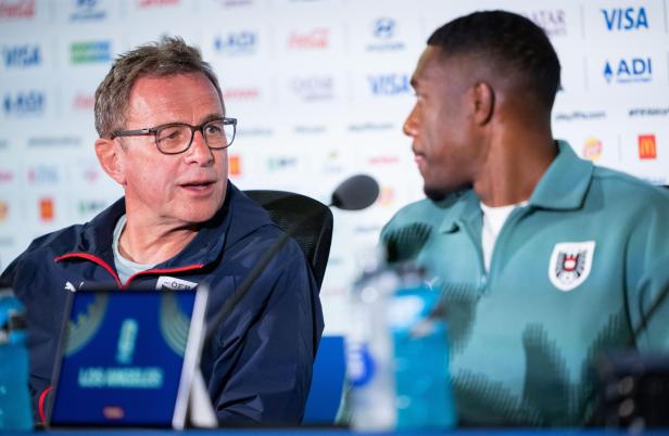 FUSSBALL-WM 2026: PK ÖFB NATIONALTEAM VOR SPIEL SPANIEN - ÖSTERREICH: RANGNICK / ALABA