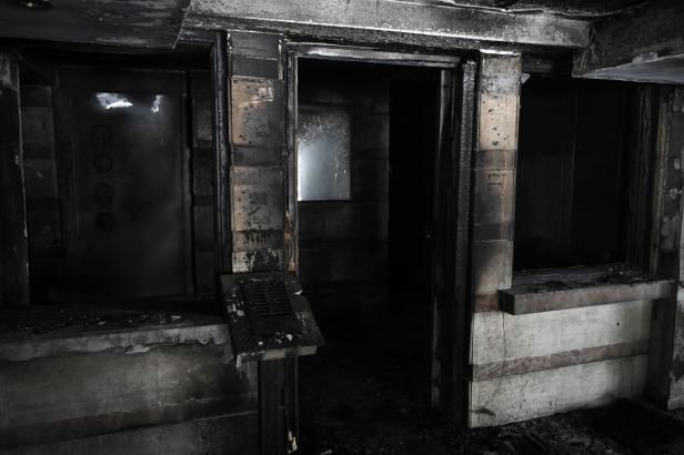 GREECE-POLITICS-EXPLOSION-POLICE