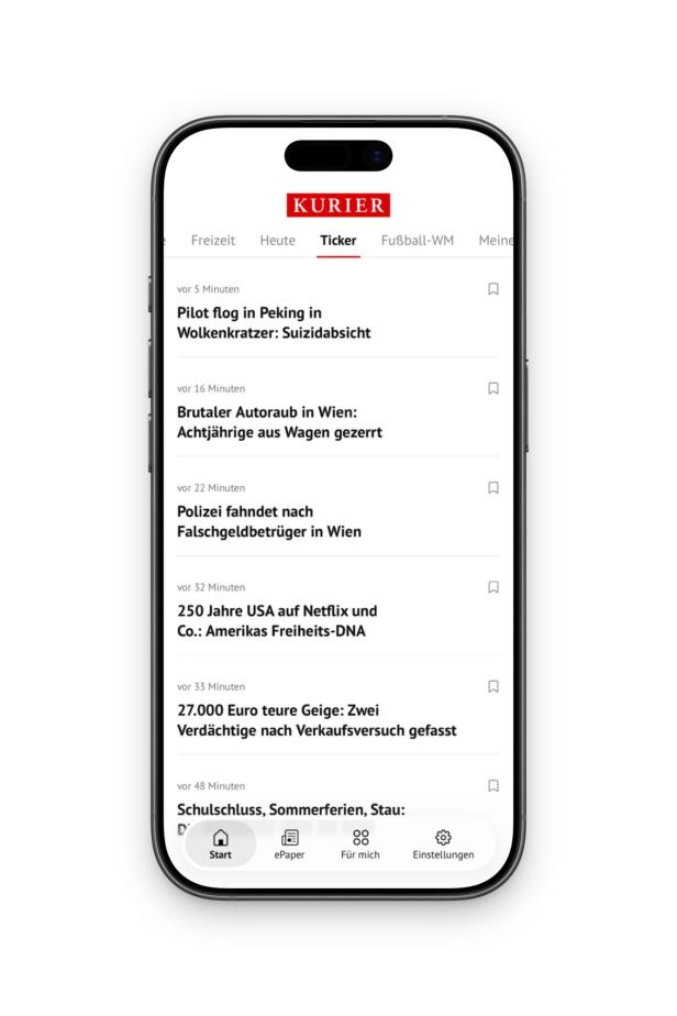 KURIER Mock up