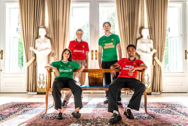Die neuen Rapid-Trikots