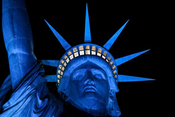 TOPSHOT-US-FRANCE-CELEBRATION-STATUE OF LIBERTY