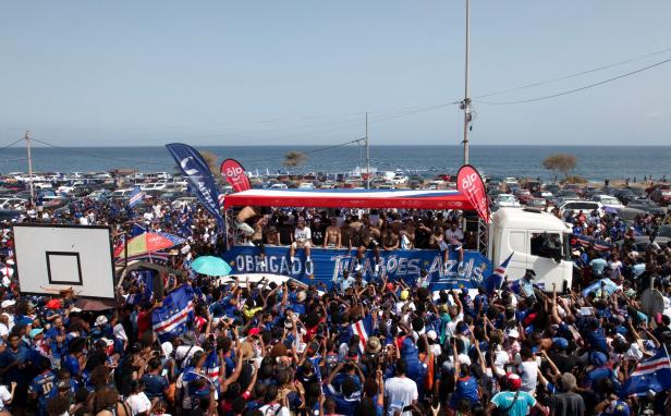 FIFA World Cup 2026 - Cape Verde arrive home in Praia