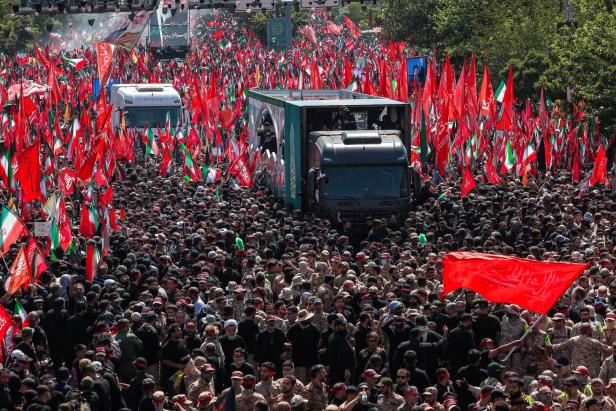 Funeral procession for Iran's late Supreme Leader Ayatollah Ali Khamenei