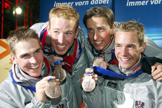 Gottwald, Christoph Bieler, Mario Stecher und Michael Gruber (v.l.).