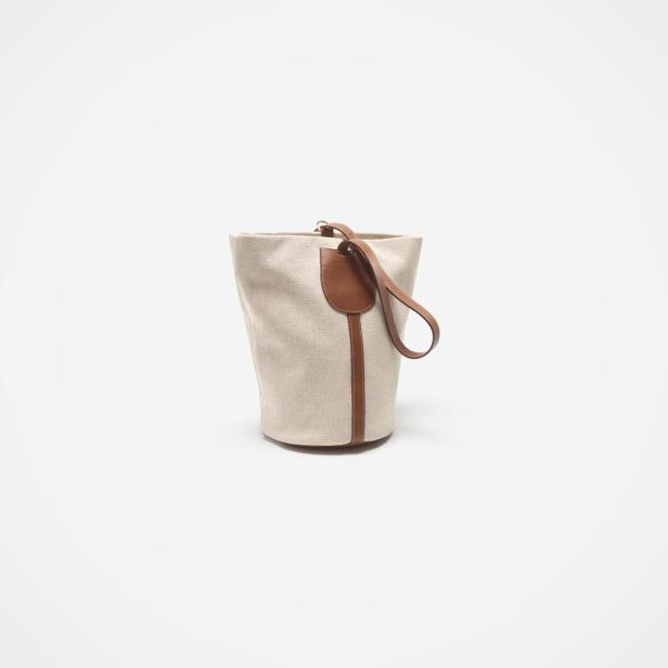 Beuteltasche „Complice L“ aus Baumwollcanvas von Longchamp.