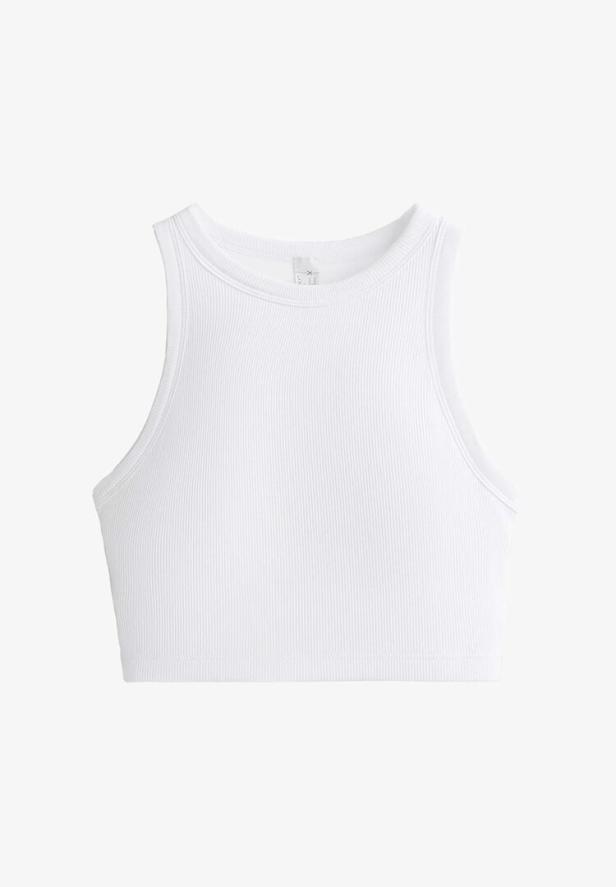 Weißes Cropped Top von Oysho bei Zalando