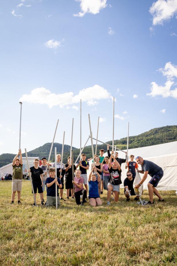 Das 52. Landestreffen der NÖ Feuerwehrjugend (LALA26) von 9. bis 12. Juli 2026 in Küb. 