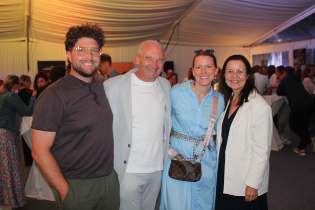 Vizebürgermsiter Wolfgang Kaufmann von Melk mit Freunden.