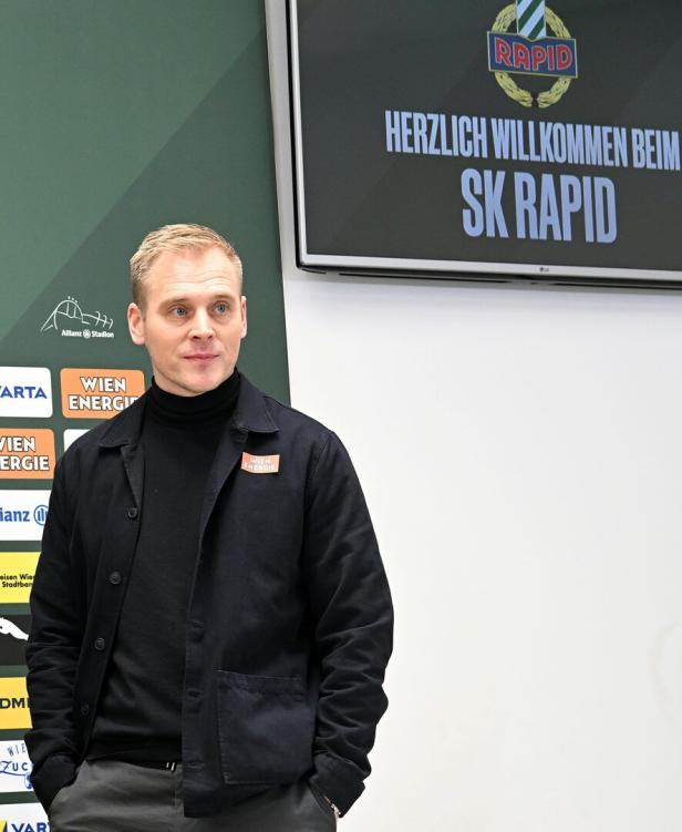 PK SK RAPID PRÄSENTATION DES NEUEN CHEFTRAINERS JOHANNES HOFF THORUP