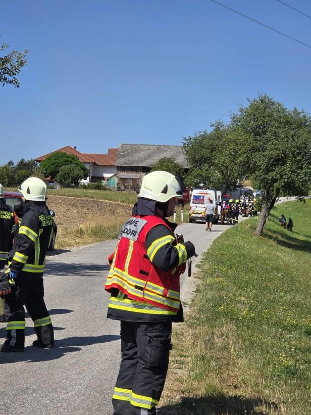 Großaufgebot an Rettungskräften