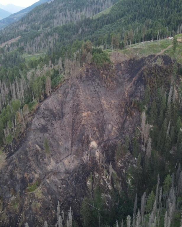 Waldbrand Osttirol