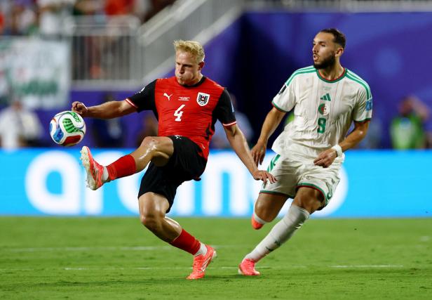 Xaver Schlager im WM-Einsatz gegen Algerien