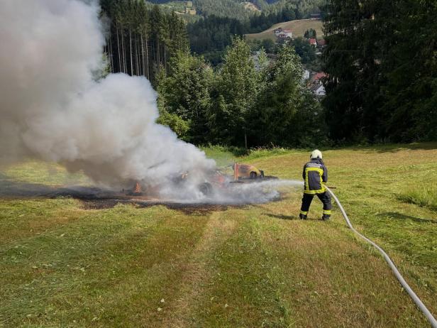 Mähdrescherbrand Pierbach