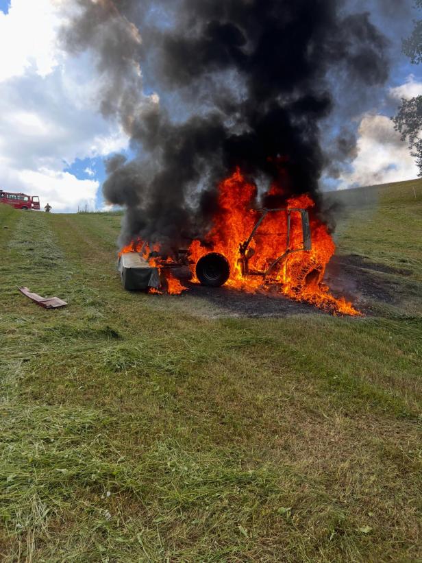 Mähdrescherbrand Pierbach