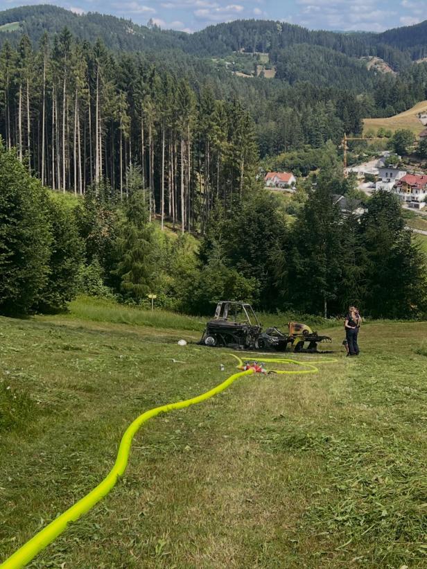 Mähdrescherbrand Pierbach
