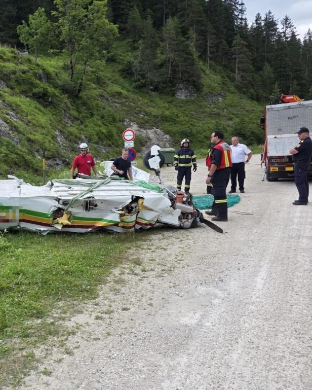 Das Wrack wurde zur Untersuchung nach Wien gebracht.