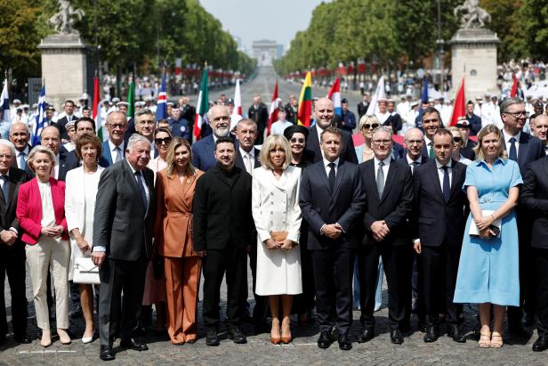 Annual Bastille Day celebrations in Paris