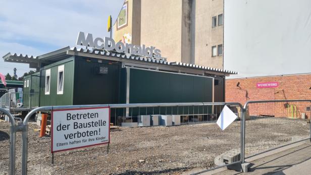 Binnen zwei Wochen wurde das Pop-Up in der Heiligenstädter Straße gebaut.