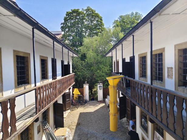 Schuberthaus Innenhof.