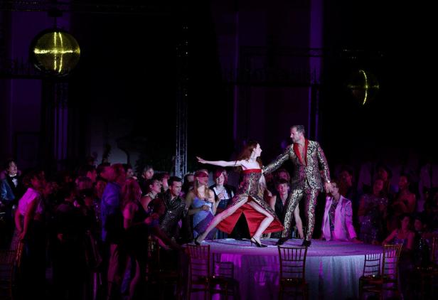 Dress rehearsal of Hugo von Hofmannsthal's drama Jedermann in Salzburg