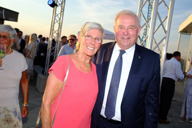 Trixi Schuba mit Hermann Schützenhöfer (Ex-LH Steiermark)