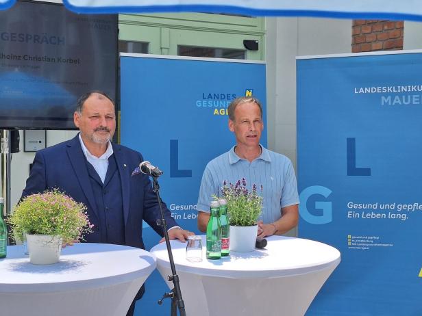 Primar Korbel und Marcus Wadsak