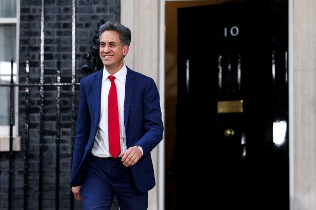 Newly appointed British PM Andy Burnham takes office