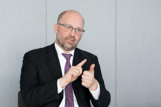 Porträt von Jürgen Gebauer, Leiter Insolvenz Wien beim KSV1870.
