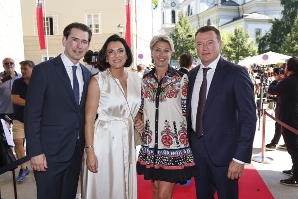 ++ HANDOUT ++ FESTAKT "ERÖFFNUNG DER SALZBURGER FESTSPIELE 2024": KURZ / KÖSTINGER / EDER / FRIESACHER