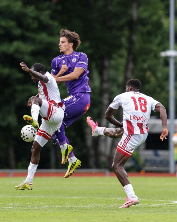 SOCCER - UEFA ECL, Liepaja vs. A.Wien