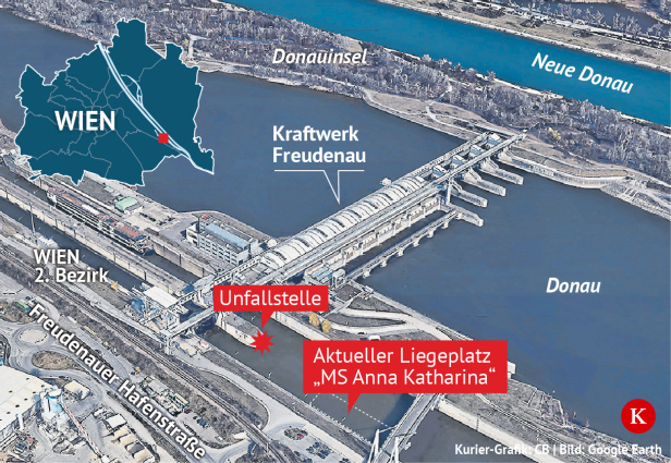 Locator Schleuse Freudenau
