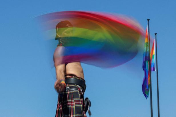 Christopher Street Day (CSD) LGBT Pride demonstration, in Berlin