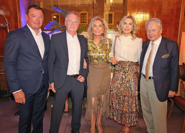Markus Friesacher, Medizinier Friedrich Hoppichler, Renate von Thyssen, Gabriela und Wolfgang Porsche
