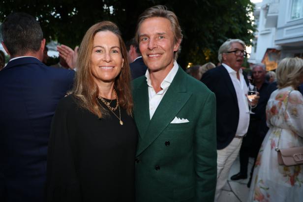 Birgit Lauda mit ihrem Mann Marcus Sieberer