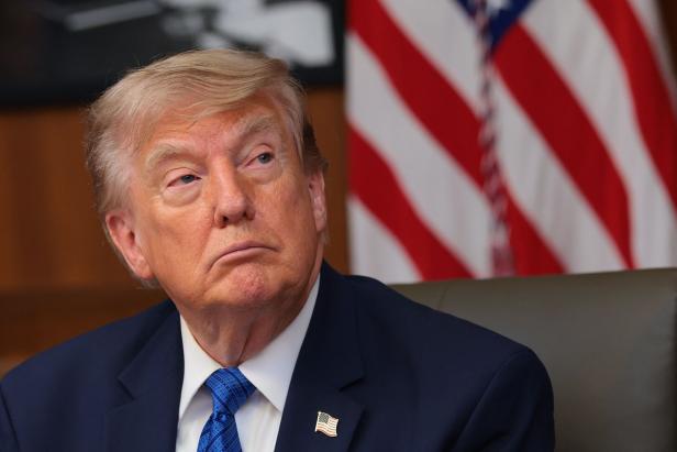 US-PRESIDENT-TRUMP-HOSTS-CABINET-MEETING-AT-CAMP-DAVID