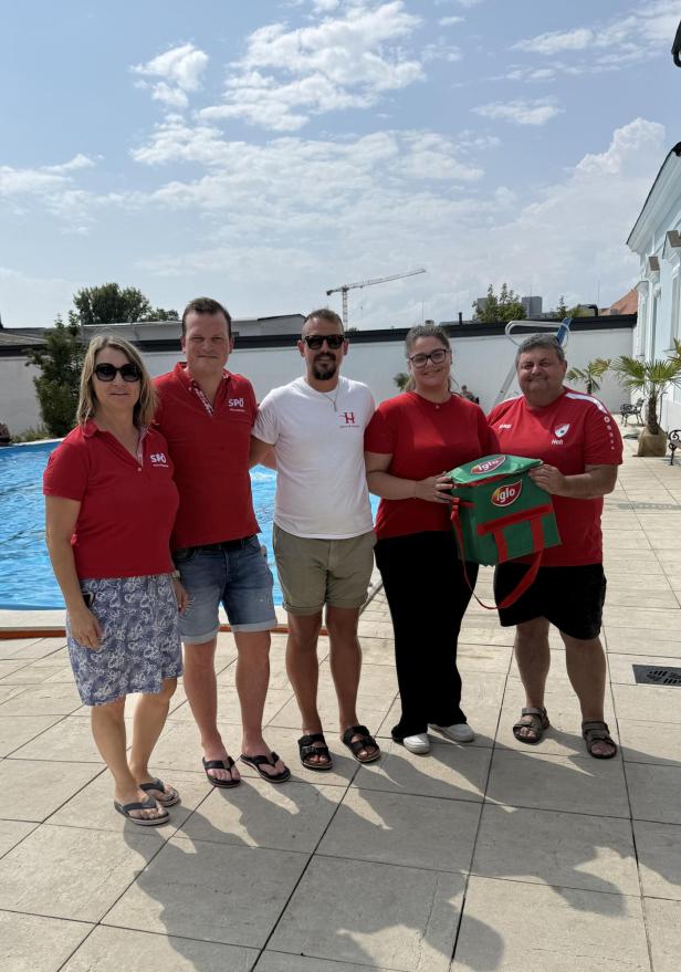 SPÖ Hollabrunn im Freibad