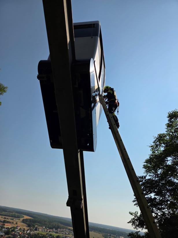 Einsatz bei der Burg Güssing