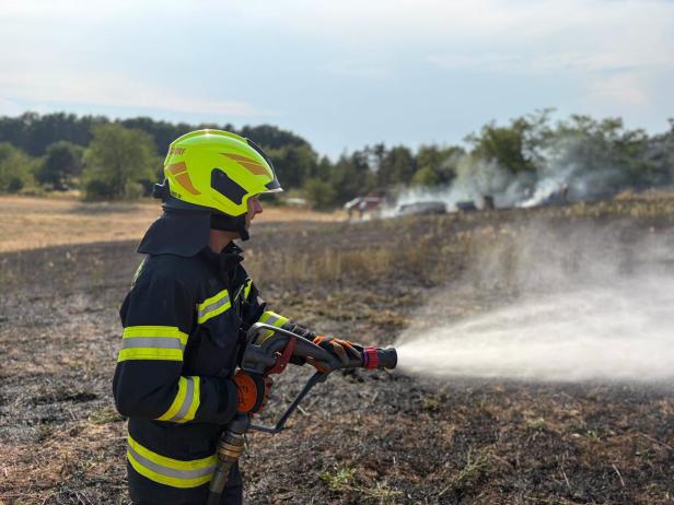  Feldbrand bei Enzersdorf im Thale