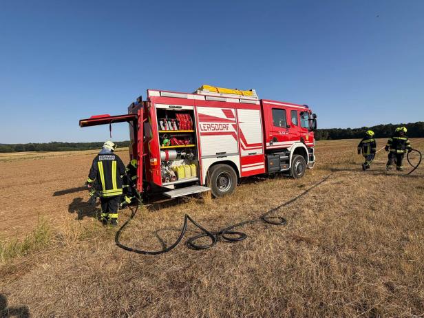  Feldbrand bei Enzersdorf im Thale