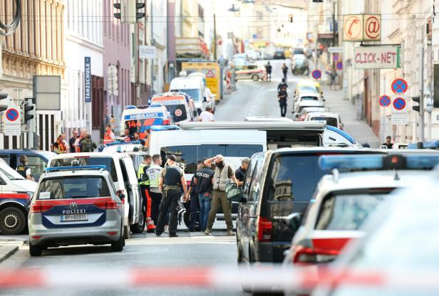 Polizei im Großeinsatz