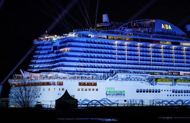 GERMANY-TOURISM-TRANSPORT-SHIP-ENERGY-LNG-CHRISTENING-AIDACOSMA
