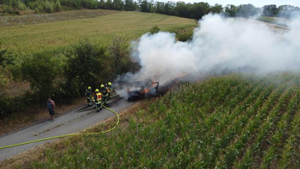Fahrzeugbrand Breitenwaida